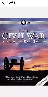 $25.99 • Buy The Civil War A Film Directed By Ken Burns (DVD, 6-Disc Set) Episodes 1-9