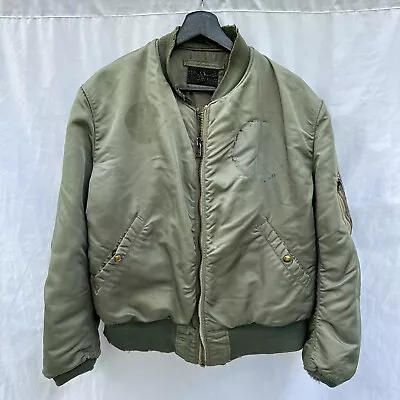 1950s US Air Force Ma-1 Mil-J Flight Jacket Korea Vietnam War • $450