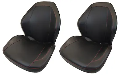 $239.99 • Buy Yamaha Rhino 450 660 700 Black Sewn Vinyl Bucket Seats 5UG-F4710-00-00 (2 Seats)