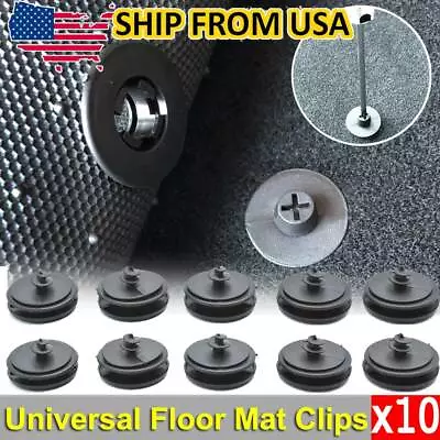 10SETS Car Mat Carpet Clips Fixing Grips Clamps Floor Holders For Ford/Chevrolet • $10.49