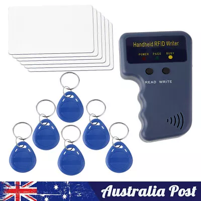 125KHz Handheld RFID ID Card Copier Key Reader Writer Duplicator + Tags/Card • $23.99