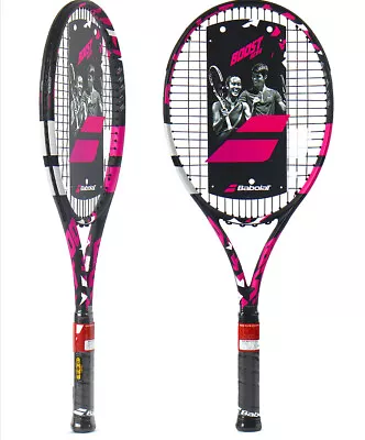 Babolat 2023 Boost Aero Tennis Racquet Racket 102sq 260g 16x19 Strung G1 G2 Pink • $170.01