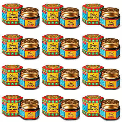 Tiger Balm Red Pack Of 12 Super Strength  Reliefer  (21ml Each) • $49.74