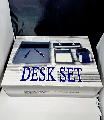 Vintage Desk Set Desk Top Accessories Set Color Black Pens & Writing Kit NEW NOS • $24.99