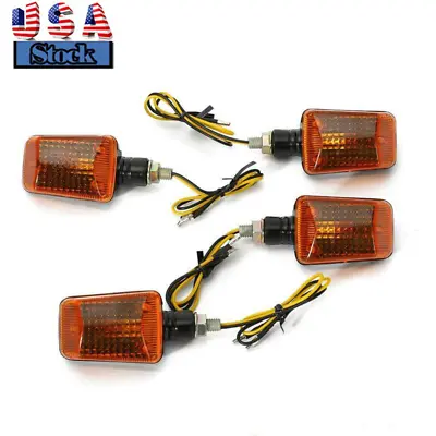 4 PCS Motorcycle Mini Turn Signals For Honda CB 250 350 Nighthawk 250 Shadow 750 • $16.91