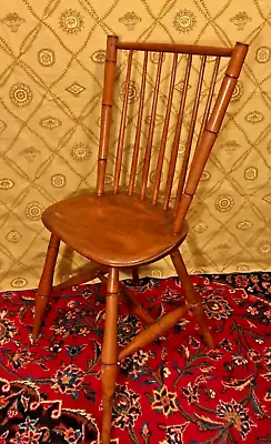 Fine Period American Rod Back Windsor Side Chair Circa 1805-1820 • $99