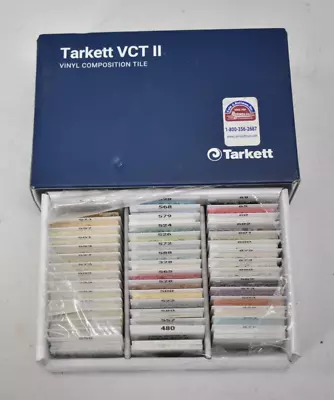 Tarkett VCT II Vinyl Composition Tile Samples Assorted Styles 42 Piece Kit • $30.99
