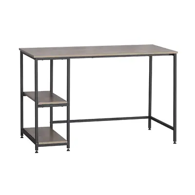 $64.50 • Buy Home Master Office Desk & Storage Shelves 2 Tier Stylish Modern Design 77cm