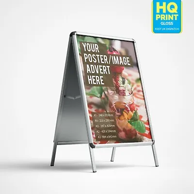 A Board Pavement Sign Printing Sign Posters | A5 A4 A3 A2 A1 A0 Shop Sign POSTER • £59.99