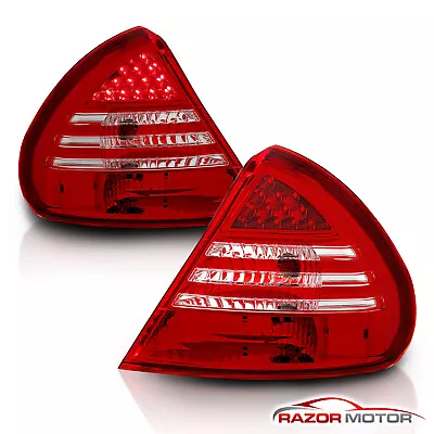 1999-2002 For Mitsubishi Mirage DE/LS/ES 2/4DR Red Clear LED Tail Lights Lamps • $106.89