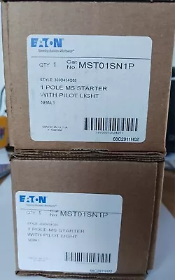 Eaton MST01SN1P 369D454G05 NSMP Manual Motor Cont. Switch Lot Of Two • $22.99