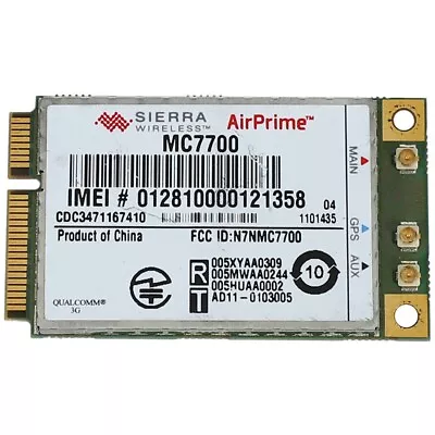 Unlocked MC7700 3G/4G WWAN Card For Sierra AirPrime100Mbps 4G/3G6194 • £10.37