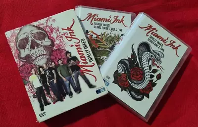 Miami Ink - Complete Series 1-5 DVD Boxed • £12.75