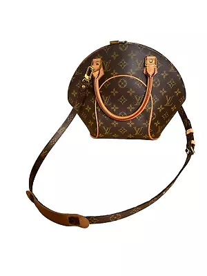 Authentic Louis Vuitton Ellipse PM Top Handle Bag With Strap • £845