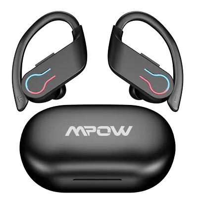 MPOW Wireless Bluetooth TWS True Headphones Sport Running Bass Headset Earbuds • £19.94