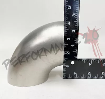 Stainless Steel 0.84D Exhaust Ultra Tight Radius 3” Mandrel Bend 90 Degree 304 • $59.99