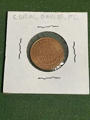 Rare 1976 Souvenir Penny John Dylan Harris Exonumia Coral Gables Florida Coin • £7.74