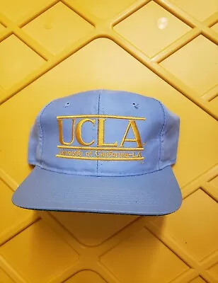 Vintage UCLA The Game Snapback Hat Split Bar Twill Bruins Cap Adjustable Hat • $40