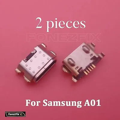 2pcs For Samsung Galaxy A01 Micro USB Replacement Charging Port • £4.95