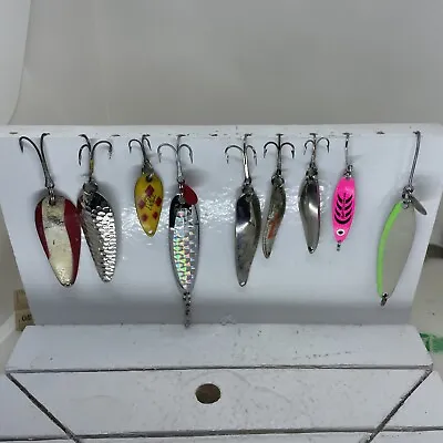 Vintage Spoon Lot Fishing Lures  9 Pc Lot Very Nice Spoons. Brand Names • $10.50