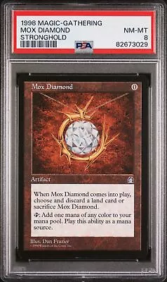 Mox Diamond - Stronghold - NM To MINT - PSA 8. Check MTG In Store. • $699.99