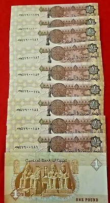 10 Pcs EGYPTIAN   Paper Money UNC   **2022 • $4.79