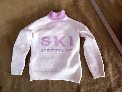 J Lindeberg SKI Jumper White/pink Girls Medium New  • £45