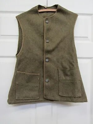 WW1 Era Post War US Wool Jerkin Vest Custom Made • $195