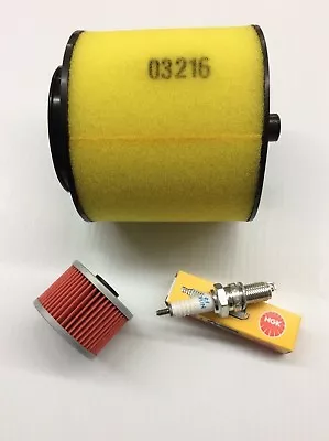 Honda TRX300 FourTrax 300 Air / Oil Filter / Spark Plug Tune Up Kit 1988-2000 • $28.25