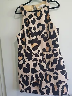 FINDERS KEEPERS Ladies Large Animal Print Sleeveless Dress (size Medium) • $10