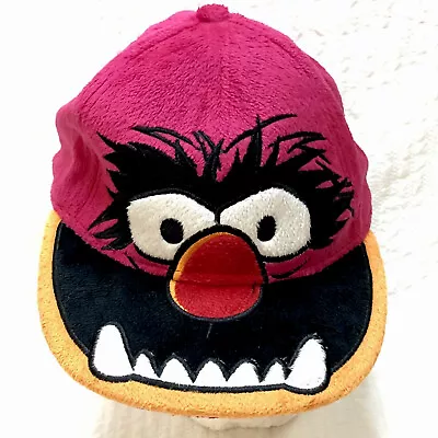 The Muppets ‘Animal’ Fitted Baseball Cap Hat Sz 7 1/4 Monster Novelty Costume • $13.50