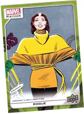 2023 Marvel Platinum Rogue Yellow Rainbow • $1.99