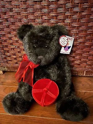 $14 • Buy Zales Plush Teddy Bear With Red Velvet Gift Box