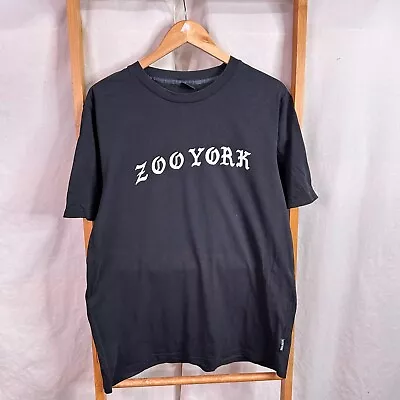 Zoo York Shirt Mens Extra Large Black Short Sleeve • £8.65