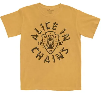 Alice In Chains Lantern (Yellow) T-Shirt NEW OFFICIAL • $40.69