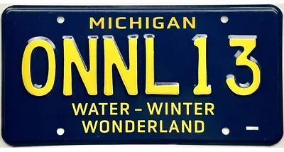 *99 CENT SALE* 1960s Style Michigan WATER WINTER WONDERLAND License Plate 8NNL13 • $9