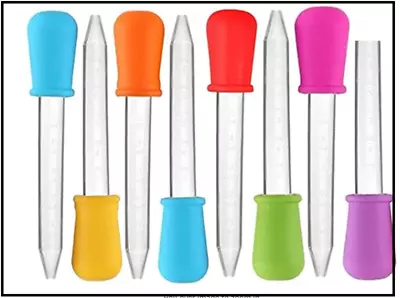 5Ml Liquid Droppers Medicine Silicone And Plastic Pipettes Eye Dropper With Bulb • $8