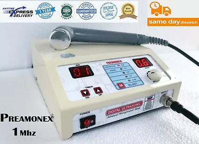 Ultrasound Therapy Digital 1 Mhz Ultrasonic Treatment Physiotherapy Device NBHG • £120