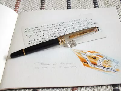 Montblanc 75th 1924 L.E Ag925 Sterling Silver Rose Gold Doue' 145 Fountain Pen • $549