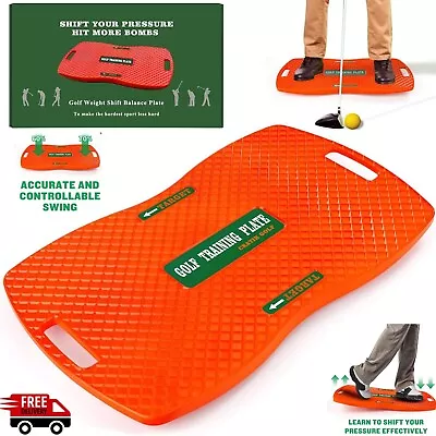 Golf Training Aid Balance Board For Beginner Swing Pressure Plate Practice Shift • $83.77