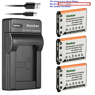 Kastar Battery Slim USB Charger For Fujifilm Instax Mini 90 Instax SHARE SP-2 • $9.09
