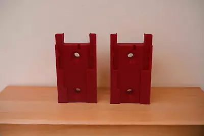 Fits Milwaukee M28 Battery Holder Mount Hanger Red 2 Organizers • $13.99