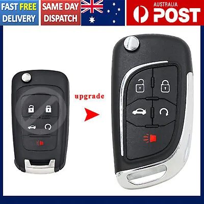 Key Case Shell Fob For Holden Remote Folding Commodore VF 2013 - 2017 5 Button • $10.53
