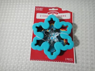 Christmas Cookie Cutters Large Snowflake & Mini Snowflake Set Holiday Time New • $9.99