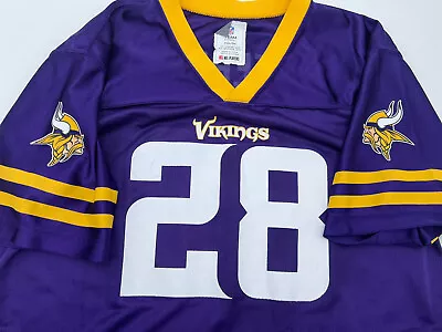 Minnesota Vikings Adrian Peterson #28 Jersey Youth XXL 16-18 NFL Team Apparel • $10.90