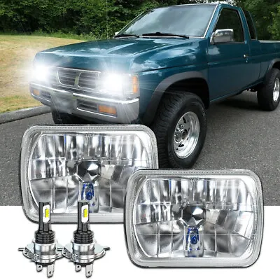 For 1995- 1996 1997 Nissan Pickup Hardbody LED Headlight Hi/Lo Sealed Beam 7x6  • $85.99