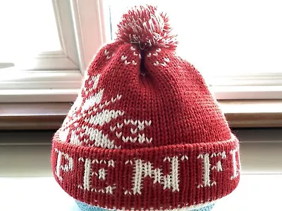 £8.99 • Buy Penfield Red Knitted Hat Mens