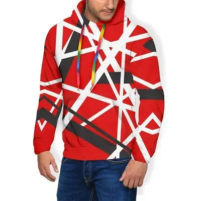 Van Halen Hoodie Stripes Hoodies Popular Polyester Pullover Hoodie Unisex • $34.20