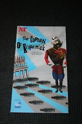 The Captain Of Kopenick - 2013 National Theatre Programme - Antony Sher • £2.80