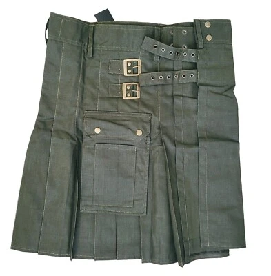 $50 • Buy Majestic Men’s Ripstop Utility Kilt Modern Kilts - SIZE 34 Green Ripstop